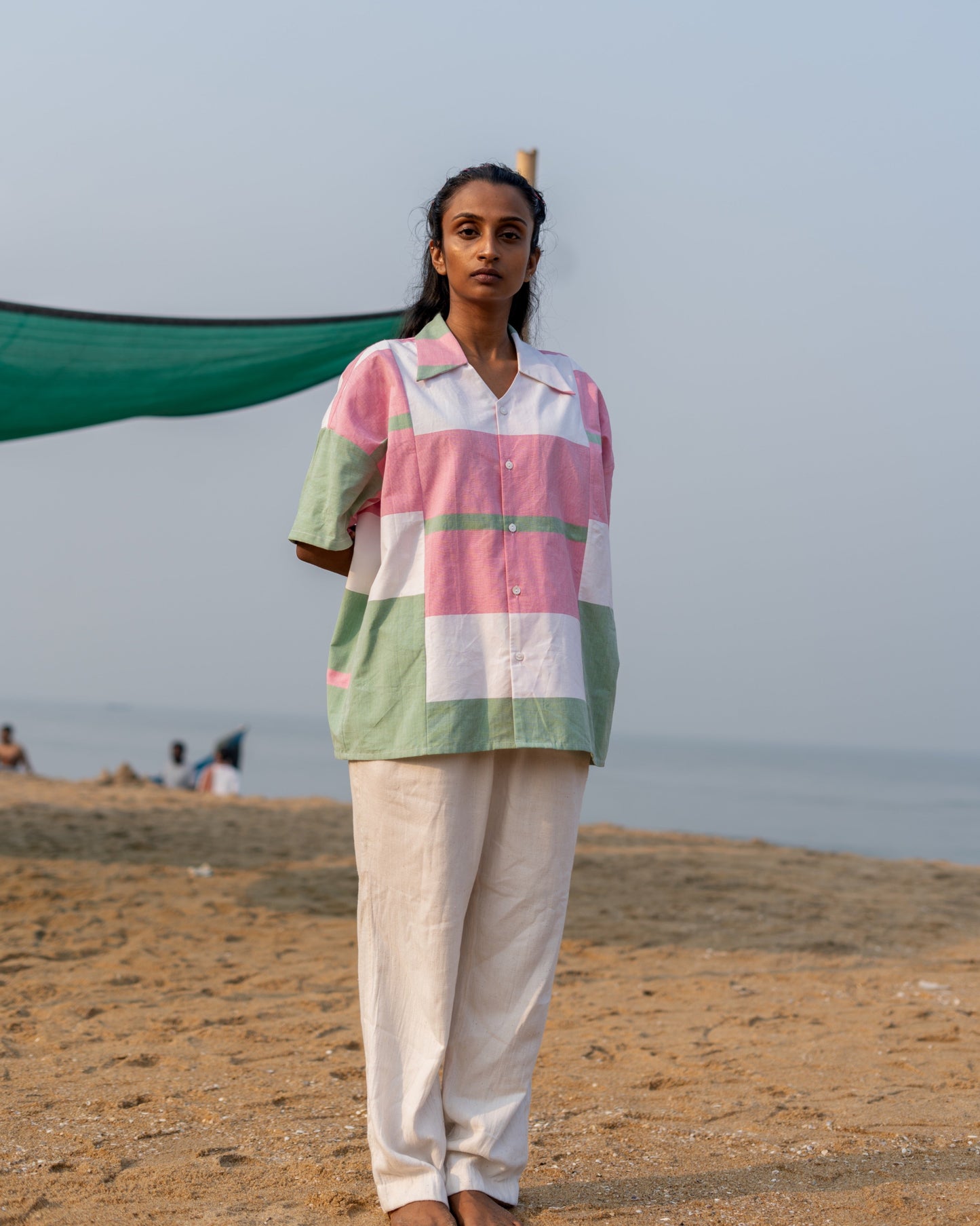 RAMA - Panelled shirt