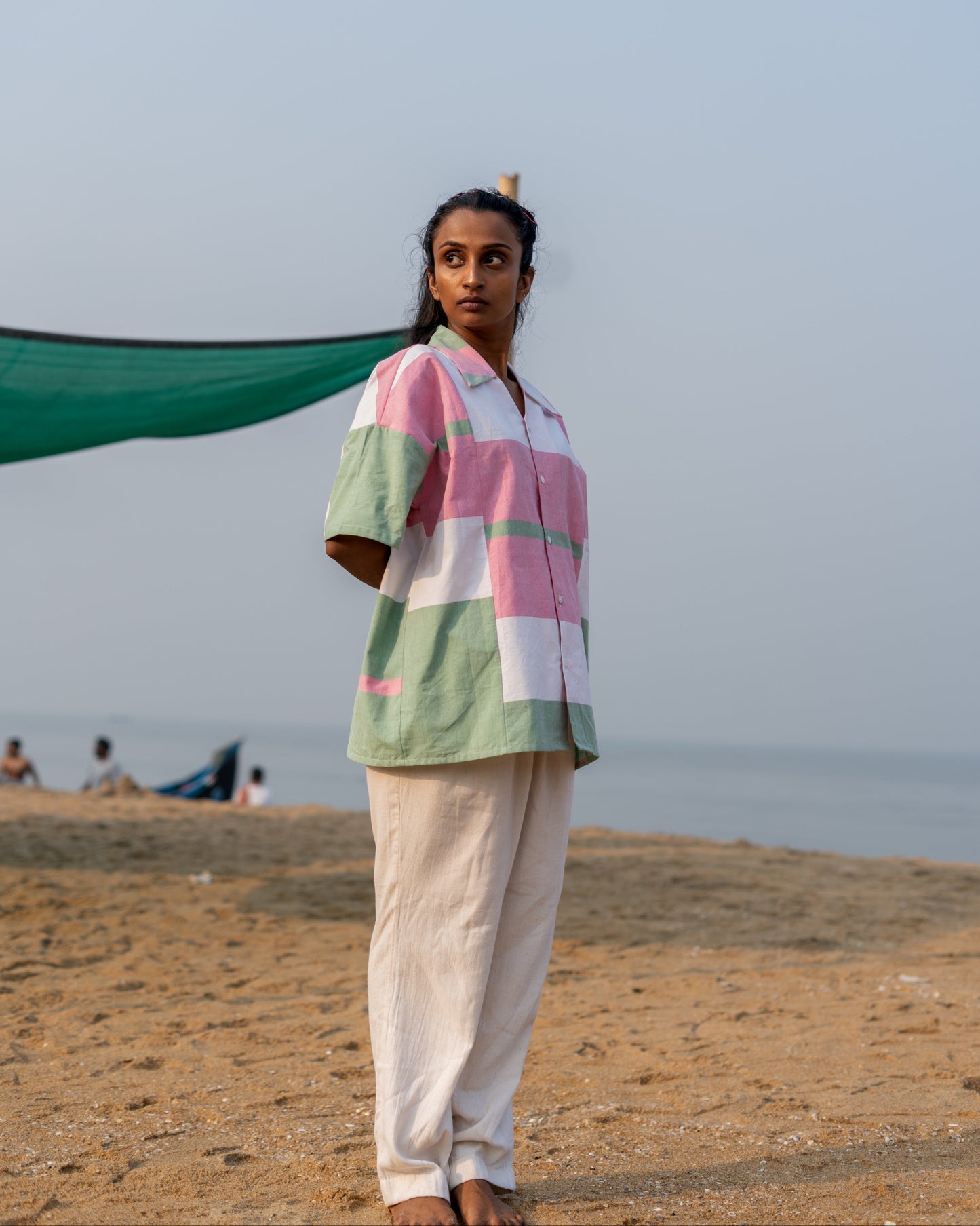 RAMA - Panelled shirt