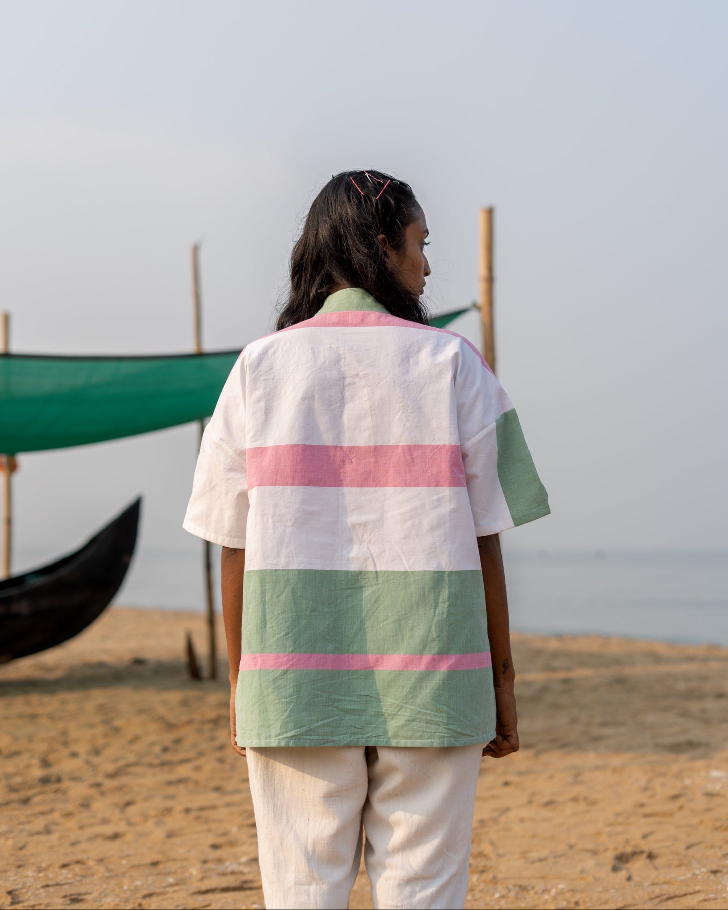 RAMA - Panelled shirt