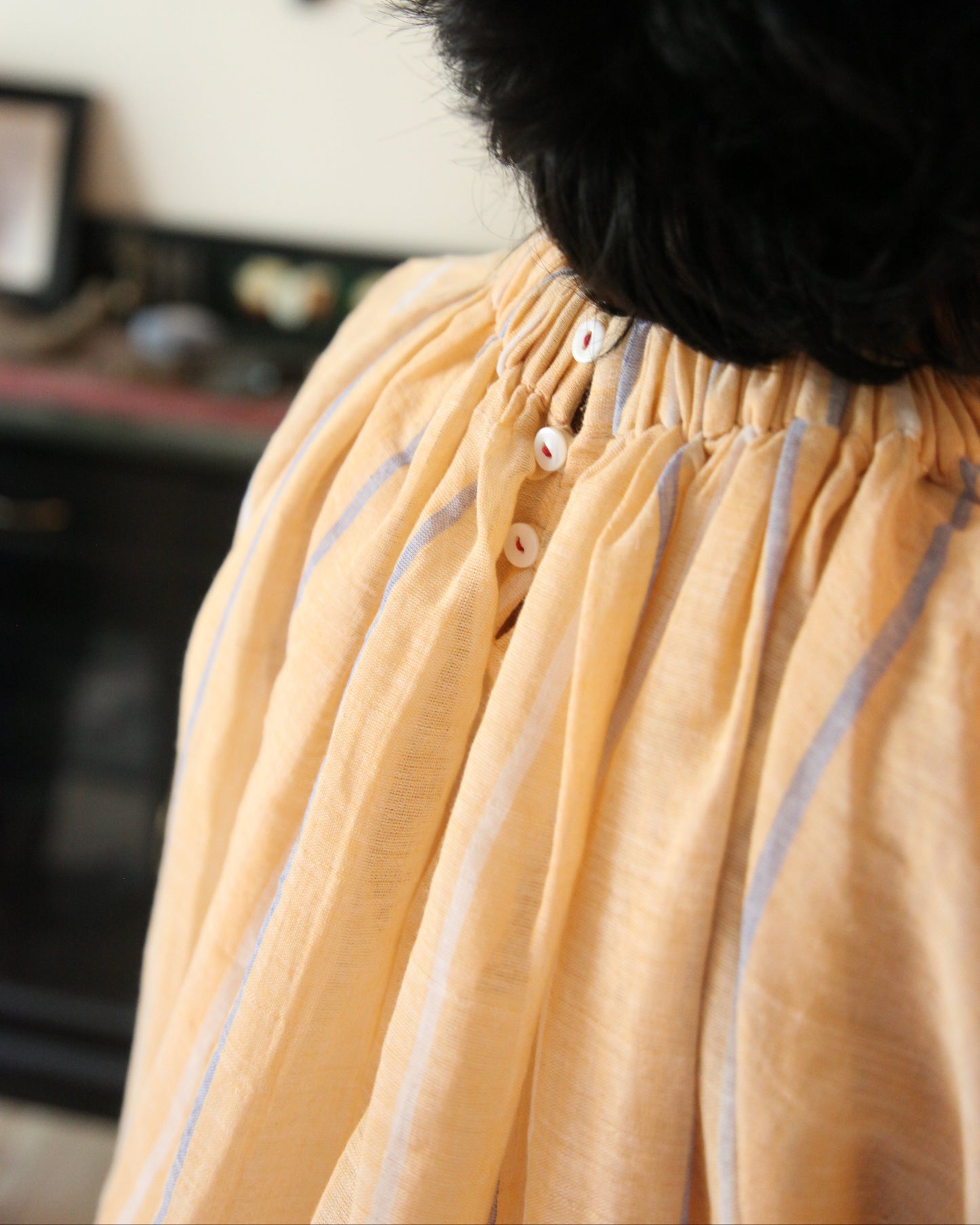 Saanjh - Butter yellow Freesize top
