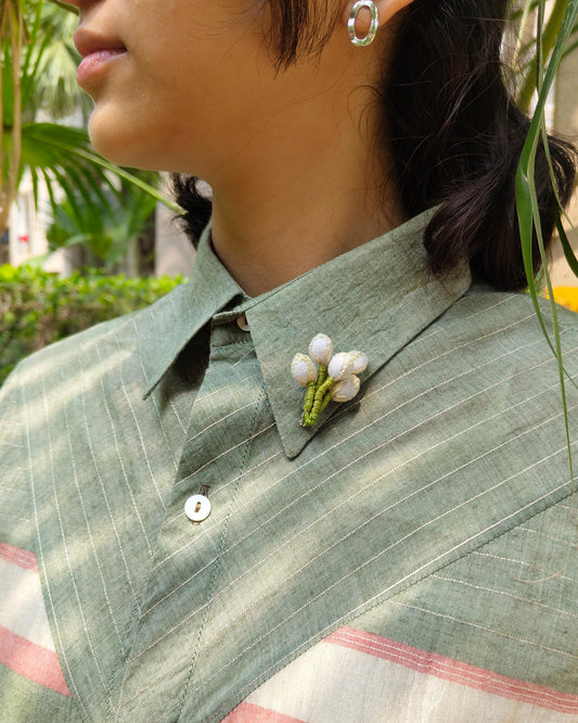 Mogra Bud Brooch