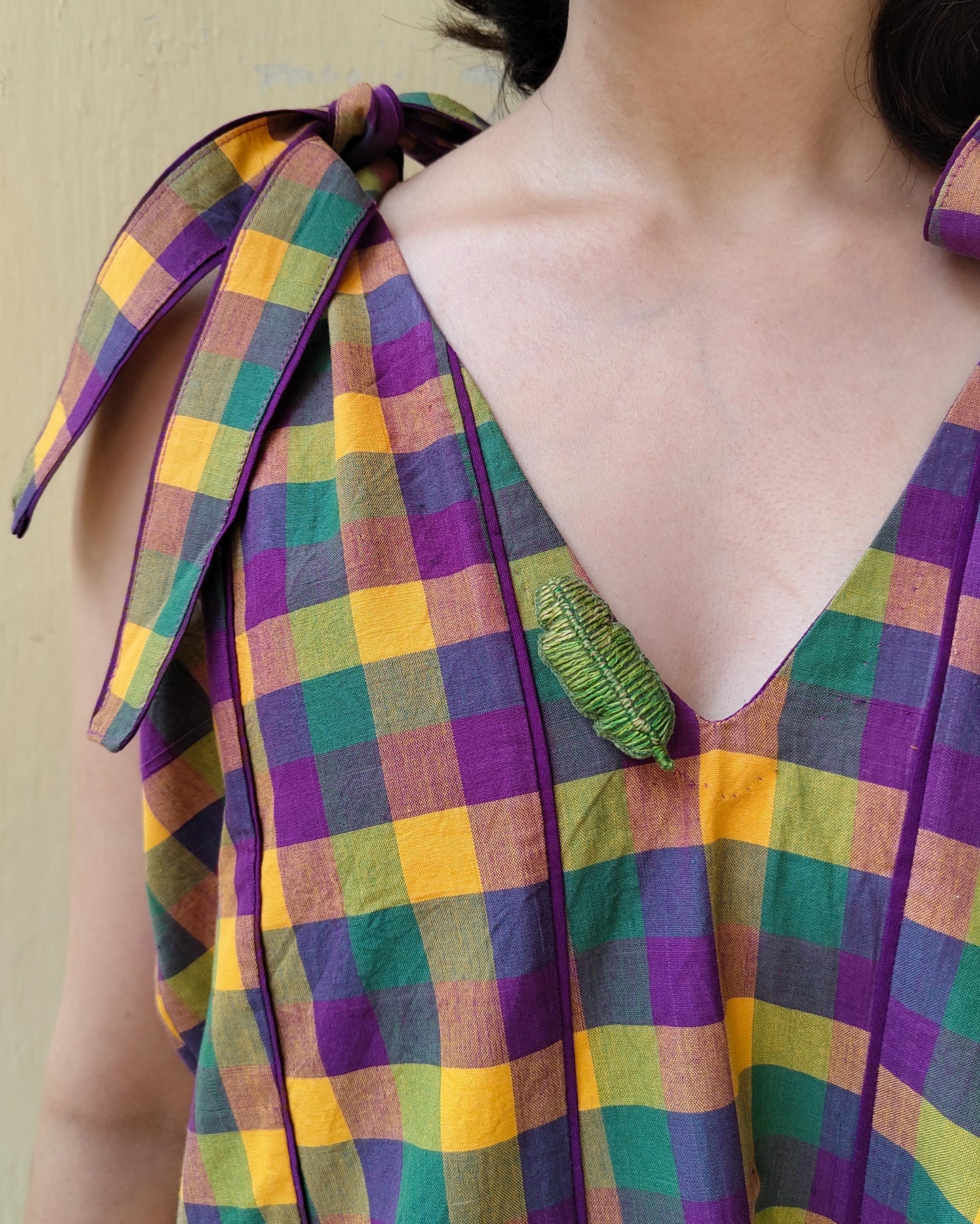 Banana Leaf Brooch