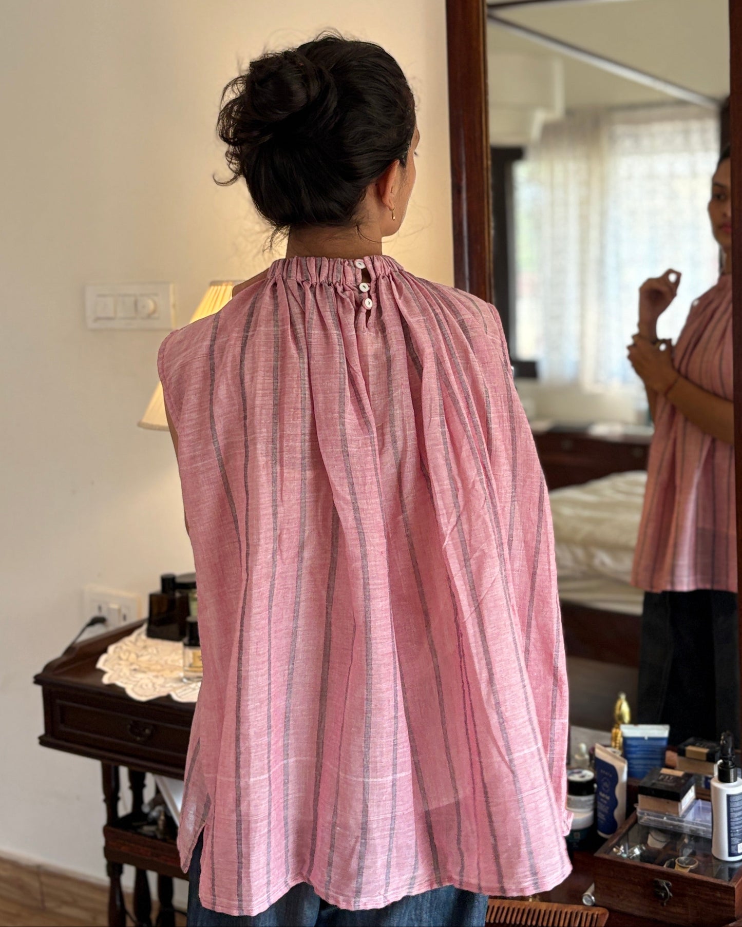 Saanjh - Soft Pink Freesize top