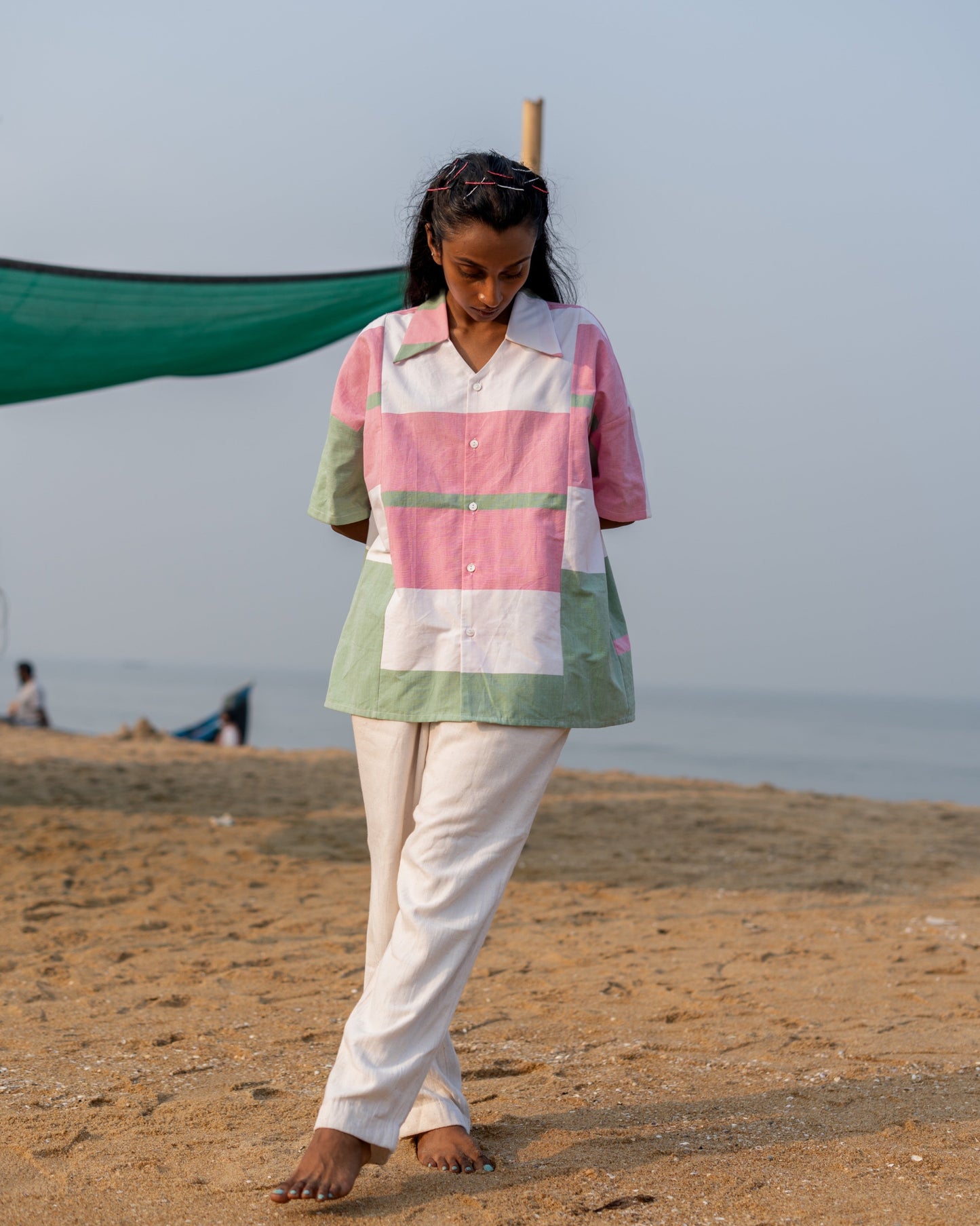 RAMA - Panelled shirt